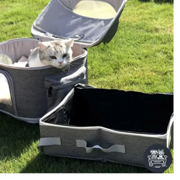 boite à litière de voyage pour chats